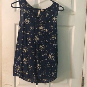 Stars and blue tank tops